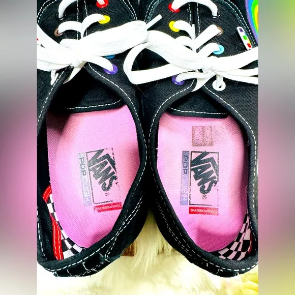 Vans Authentic Rainbow 🌈 Pride Skateboard Suede Shoes
