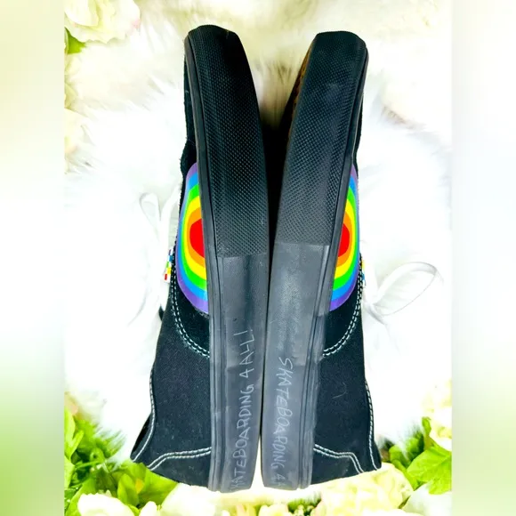 Vans Authentic Rainbow 🌈 Pride Skateboard Suede Shoes
