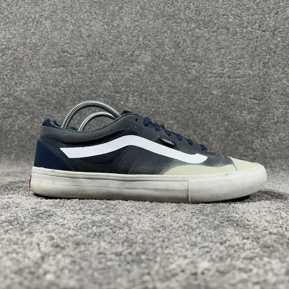 VANS AV Rapidweld Pro Navy Blue Gray Athletic Skate Shoes Mens Size 10