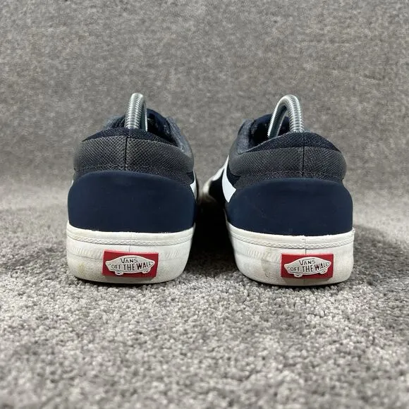 VANS AV Rapidweld Pro Navy Blue Gray Athletic Skate Shoes Mens Size 10