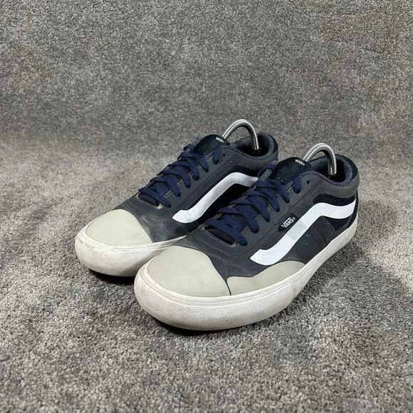 VANS AV Rapidweld Pro Navy Blue Gray Athletic Skate Shoes Mens Size 10