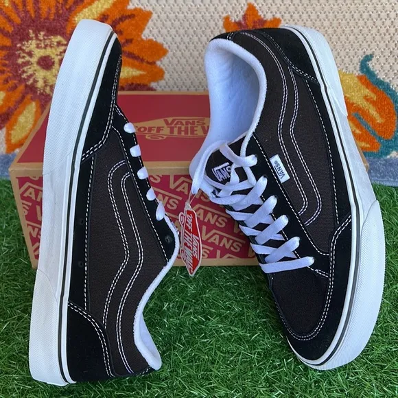 Vans Bearcat Canvas Black/White Men’s sneakers - skateboard  -athletic shoes