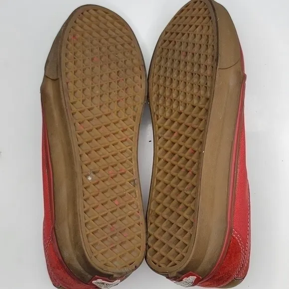 VANS CHUKKA LOW Ultra‎ Cush PRO Explorer Red Skateboard Shoes Size 8.5 Mens