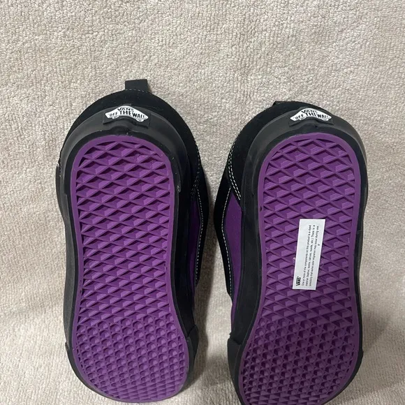 Vans Classic Black and Purple Shoes
