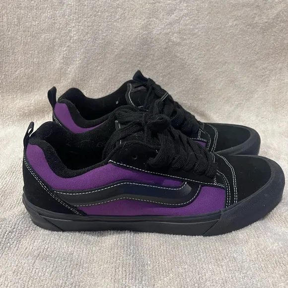 Vans Classic Black and Purple Shoes