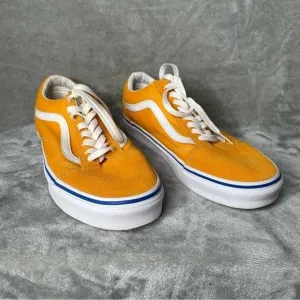 Vans Classic Old Skool Zinnia Suede Canvas Skateboard Lace Up Sneaker Shoe Sz 9