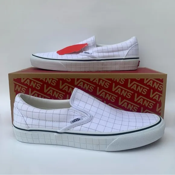 VANS Classic Slip-On  Checkerboard Day Shoes sneakers Unisex Sz Men 9.5 Women 11