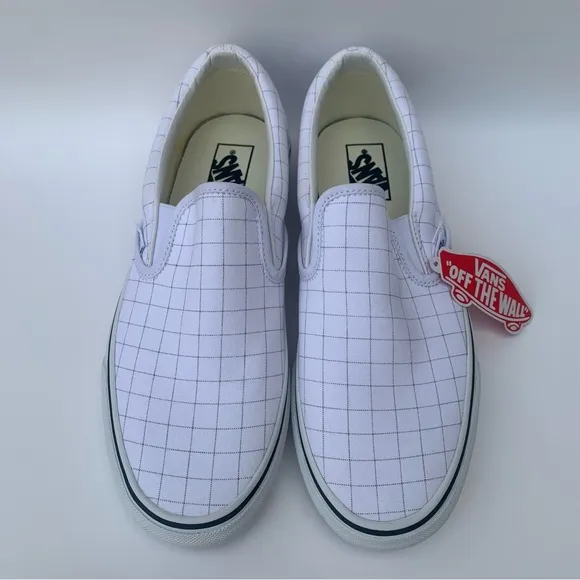 VANS Classic Slip-On  Checkerboard Day Shoes sneakers Unisex Sz Men 9.5 Women 11