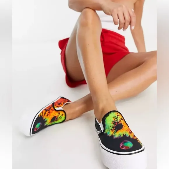 Vans Classic Slip-On Stackform - Paradoxical Black/Multi