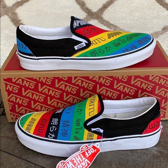 ••VANS CLASSIC SLIP-ON VANS SPIRIT MULTI/TRWHT Men