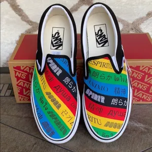 ••VANS CLASSIC SLIP-ON VANS SPIRIT MULTI/TRWHT Men