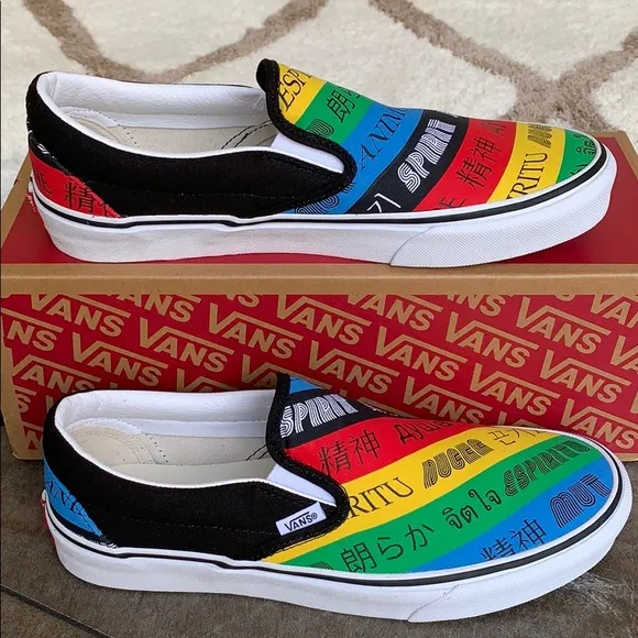 ••VANS CLASSIC SLIP-ON VANS SPIRIT MULTI/TRWHT Men