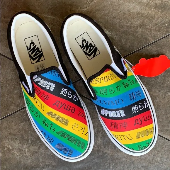 ••VANS CLASSIC SLIP-ON VANS SPIRIT MULTI/TRWHT Men