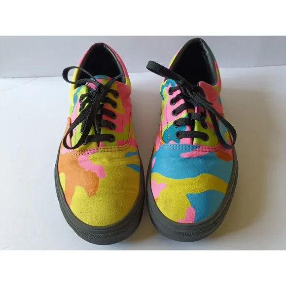 VANS Era Neon Camo Shoes Men’s 10 Women’s 12 721278