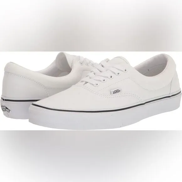 Vans Era True VN000EWZW00 Men's White/Black Low Top Skateboard Shoes NR1264