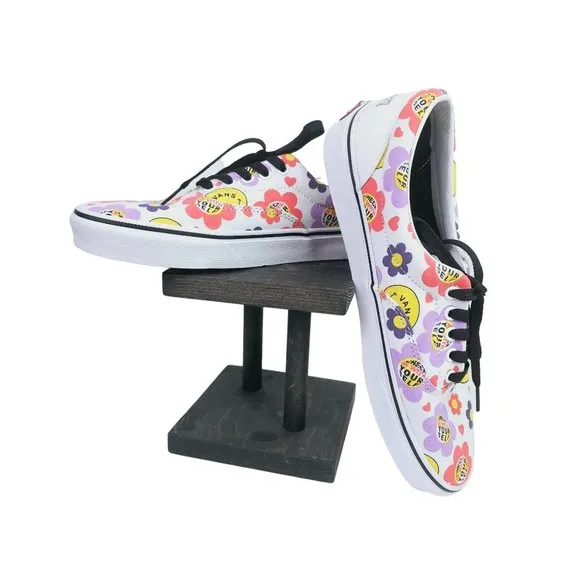 Van's Hey! You're Awesome! Flowers Smiley Check with Your Self, 751505, W12M10.5