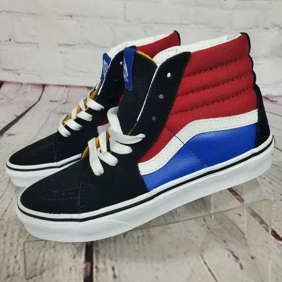 VANS Kids Size 3Y  KSK8-HI Black Chilipepper Skateboard Shoes
