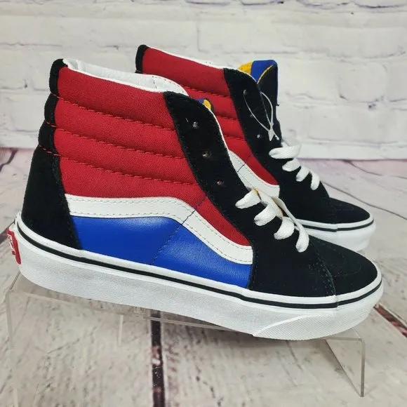 VANS Kids Size 3Y  KSK8-HI Black Chilipepper Skateboard Shoes