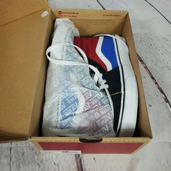 VANS Kids Size 3Y  KSK8-HI Black Chilipepper Skateboard Shoes