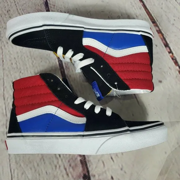 VANS Kids Size 3Y  KSK8-HI Black Chilipepper Skateboard Shoes