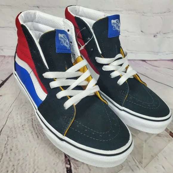 VANS Kids Size 3Y  KSK8-HI Black Chilipepper Skateboard Shoes