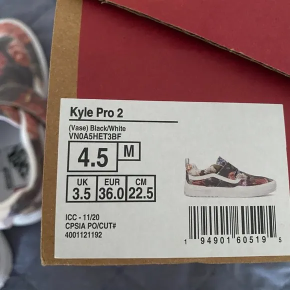 Vans Kyle Pro 2 Vase Men’s 4.5 Women’s 6  Skateboard Shoes Kyle Walker