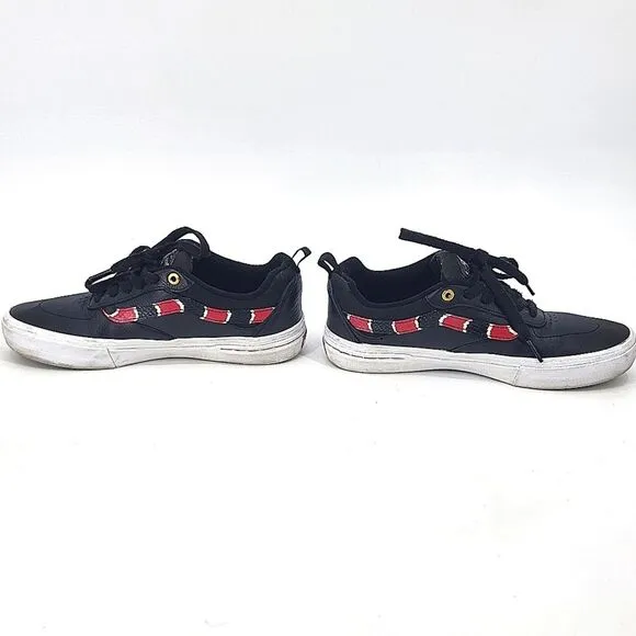 Vans Kyle Walker Pro Coral Snake Shoes Size 6.5 Mens Black Leather Skateboard