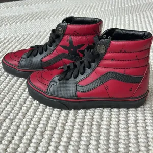 Vans limited edition Deadpool leather shoes