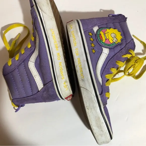 Vans Lisa Simpson For President Skate Sneakers Shoes