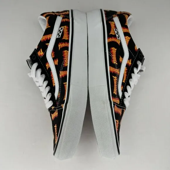 Vans Mens 508357 Black Old Skool Trasher Lace Up Size 10 Skateboarding Shoes