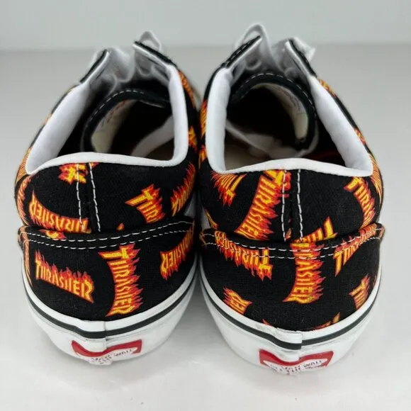 Vans Mens 508357 Black Old Skool Trasher Lace Up Size 10 Skateboarding Shoes