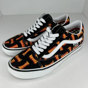Vans Mens 508357 Black Old Skool Trasher Lace Up Size 10 Skateboarding Shoes