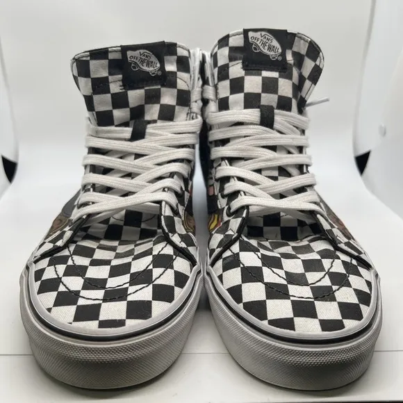 Vans Off The Wall SK8-Hi Hamburger Skateboard Shoes Men's Size 12