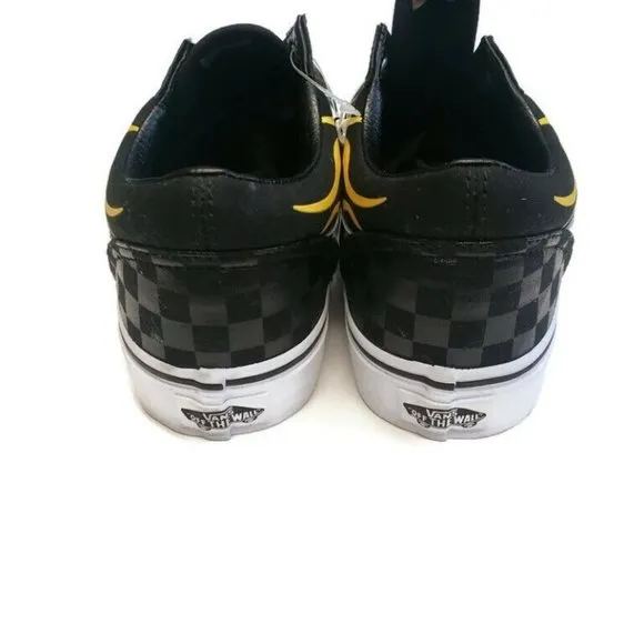 Vans OFF THE WALL Skateboard Shoes 721454 Old Skool Flame Boys Size 5 Womens 6.5