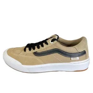 Vans Off The Wall Tan Lace Up Black Berle Pro Skateboard Shoes Size 9