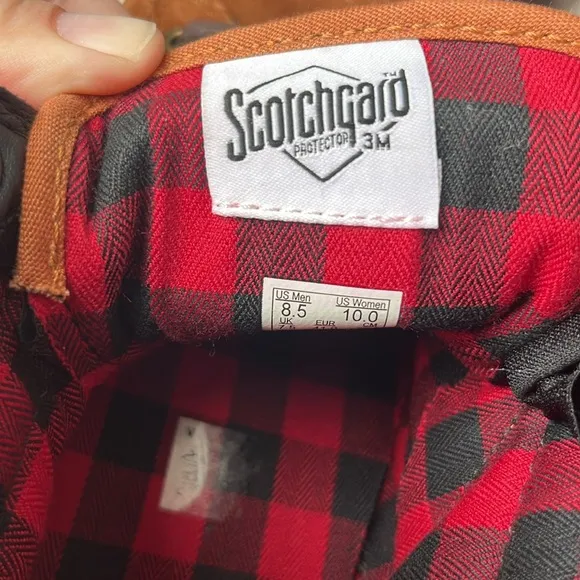 Vans Old Skool Mid Flannel Lined Skateboard Shoes Brown Suede M 8.5 | W 10