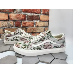 Vans Old Skool Tapestry Floral Marshmallow Sail Flower Sz US 11.5 Men New  Rare