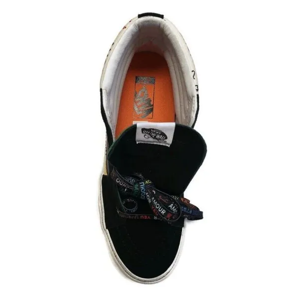 Vans Size Mens 8.5 Womens 10 OFF THE WALL Skateboard Shoes 721545 LOVE AMOR