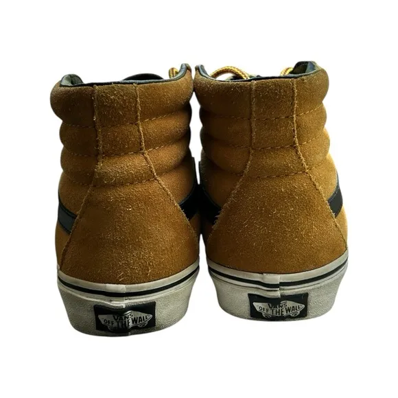 Vans Sk8 Hi Pro Brown Black Skateboard Shoes Sneakers US M6/W7.5