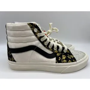 Vans Sk8-Hi Skateboard Shoes Floral Pattern Checks 508731 Men Size 7.5 Womens 9