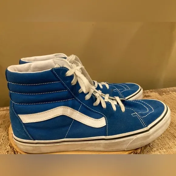 VANS Sk8 Hi Tapered Color Theory Mediterranean Blue Skate Shoes Men’s Size-13