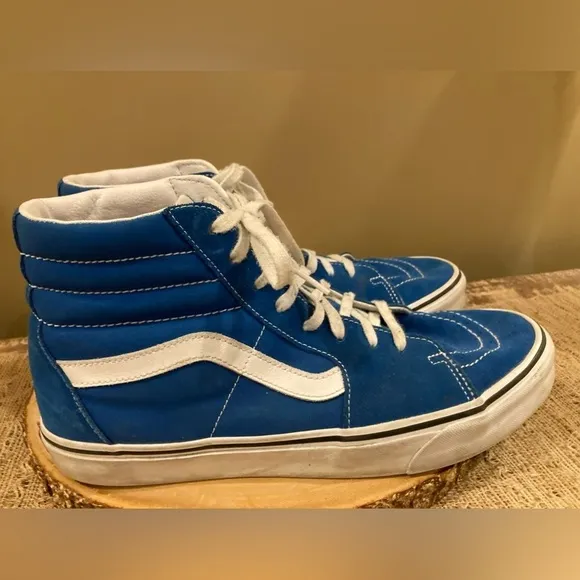 VANS Sk8 Hi Tapered Color Theory Mediterranean Blue Skate Shoes Men’s Size-13