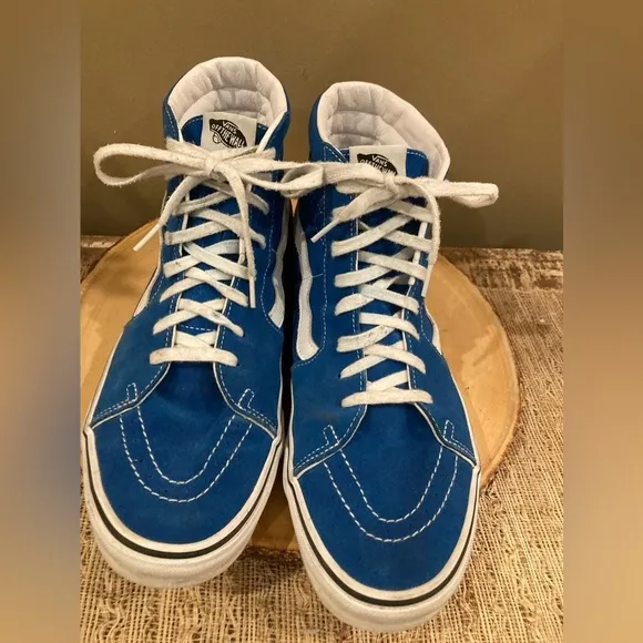 VANS Sk8 Hi Tapered Color Theory Mediterranean Blue Skate Shoes Men’s Size-13