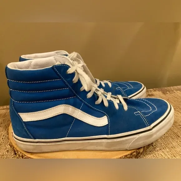 VANS Sk8 Hi Tapered Color Theory Mediterranean Blue Skate Shoes Men’s Size-13