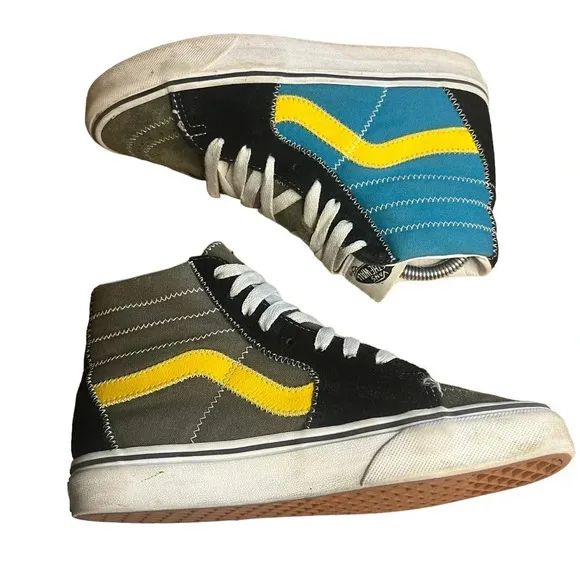 Vans Sk8-Hi Zig Zag High Top Sneakers Multicolor Skate Shoes Women’s Size‎ 5