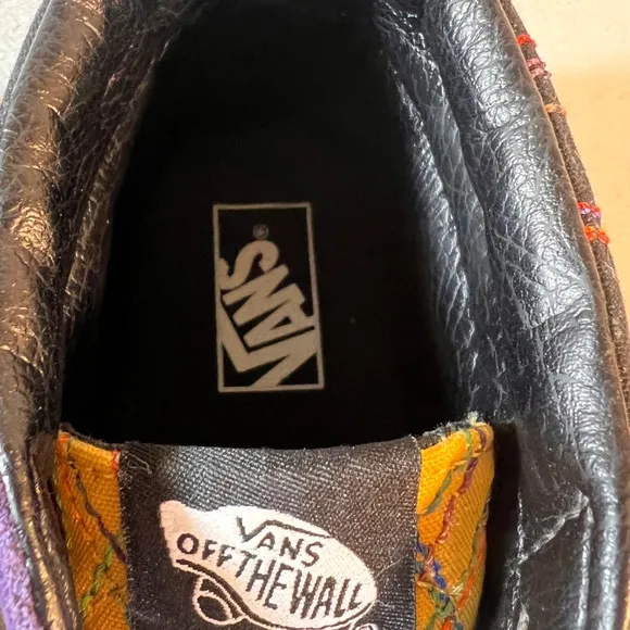 Vans Sk8-Mid Frenzy Dark Rainbow High Tops Skateboard Shoe Size 9 M / 10.5 W