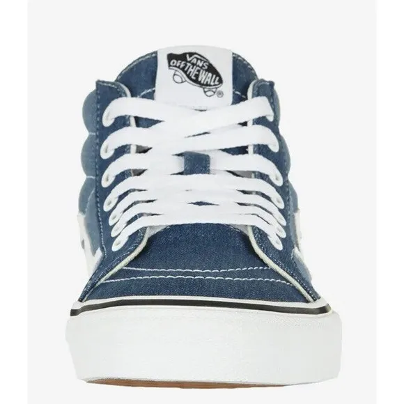 Vans SK8 Skateboard Mid Reissue Shoes Denim 2 Tone MENS 9.5 New Fast Ship