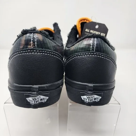 Vans Skateboard Shoes Mens 7.5 Womens 9 Black Camo Old Skool MTE All Weather