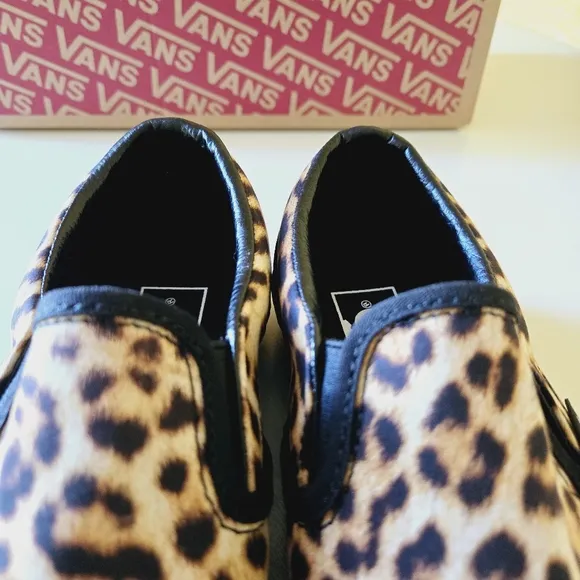 Vans Slip-On Classic '90s Grunge - Leopard Sneakers Shoes Men’s 6.5 Women's 8.0