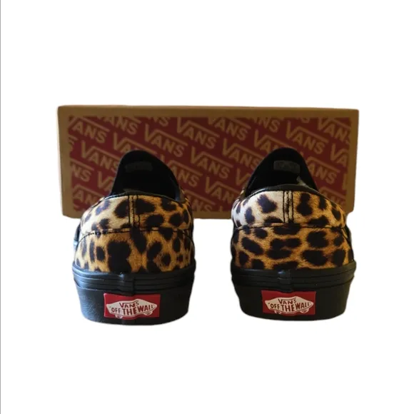 Vans Slip-On Classic '90s Grunge - Leopard Sneakers Shoes Men’s 6.5 Women's 8.0